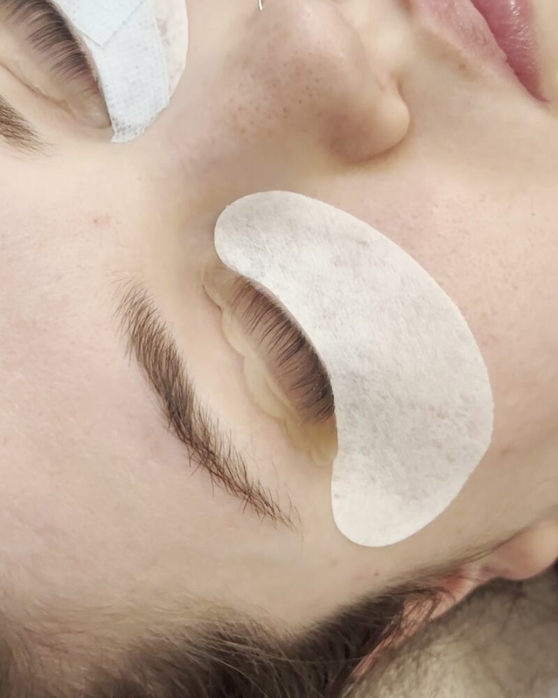 Brow lamination and lash lift services